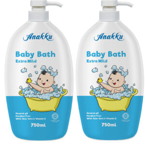 Anakku Baby Bath 750ml (Twin Pack) -B750/2