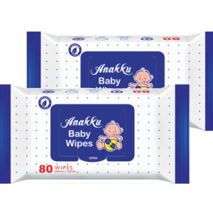 Anakku Wipes 80's TwinPack 175-501