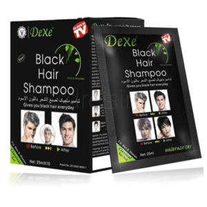Dexe Black Dye Hair Shampoo 25ml (10Pack)