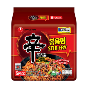 Nongshim Ramyun Stir Fry Instant Noodle 131gm (5 Packs)