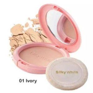 Silky White Compaq Powder Ivory 01 (6 Pieces)