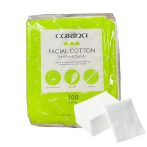 Carina Facial Cotton 100 Pieces (Twin Pack)