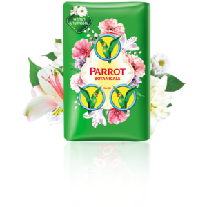 Parrot Bot Soap Green 55gm (3pcs x 48 unit)