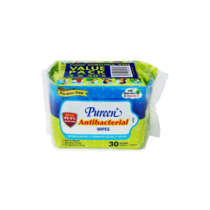 Pureen Wipe Anti Bacterial 80's (Twin Pack)