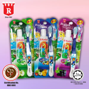 Raiya Junior Toothpaste + ToothBrush 75gm (Mixed 12 Set)
