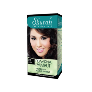 Shurah Pewarna Rambut Hitam 01