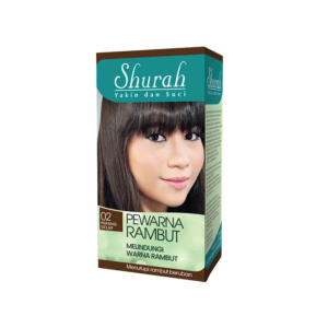 Shurah Pewarna Rambut Perang Gelap 02