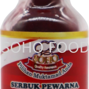 Soho Serbuk Pewarna Merah Tua 20gm (12 Bottles)
